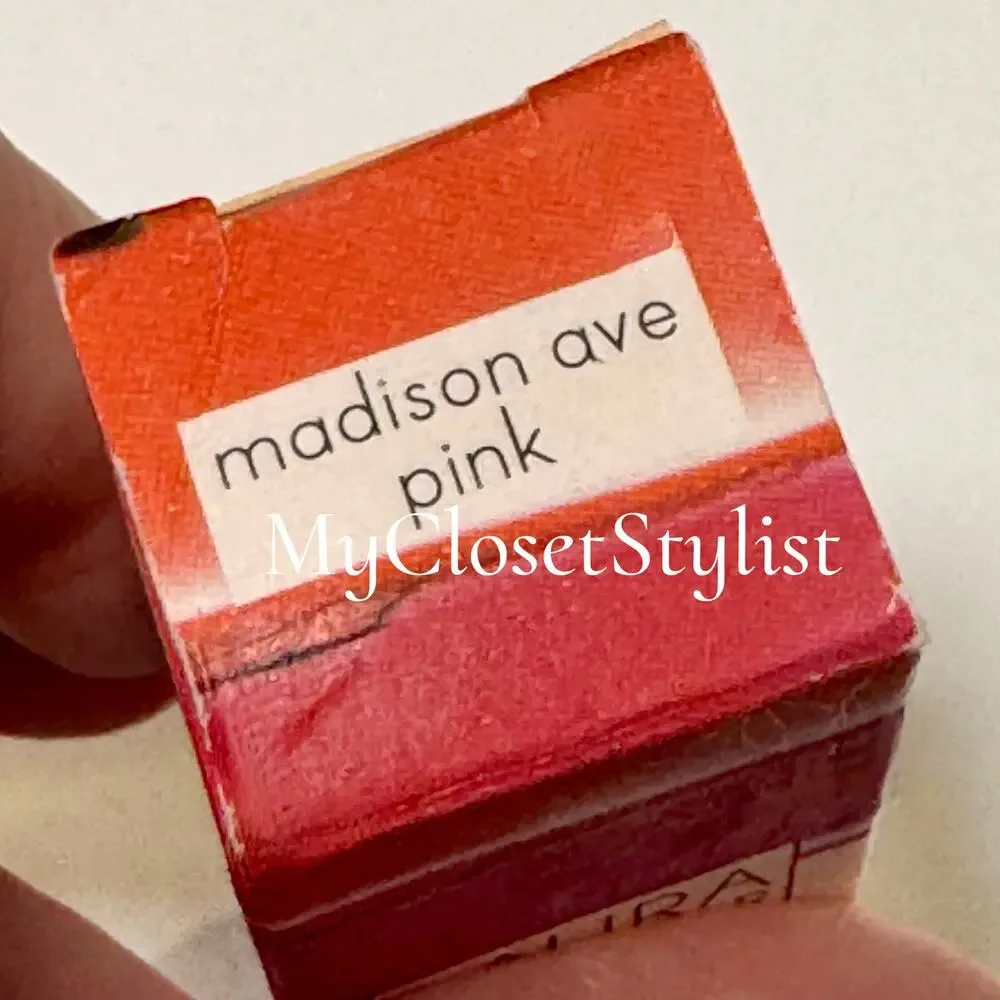 Laura Geller MADISON AVENUE PINK Lipstick NEW! NIB in box Baked High Pigment hot